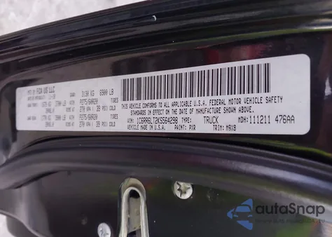 2019 Ram 1500 Classic Lone Star 4X2 5'7 Box from USA, damaged, VIN 1C6RR6LT2KS564298